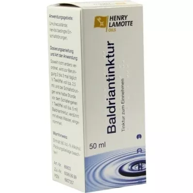 VALERIJŲ TINKTŪRA, 50 ml