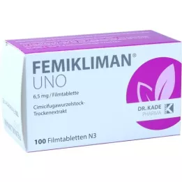 FEMIKLIMAN uno plėvele dengtos tabletės, 100 vnt