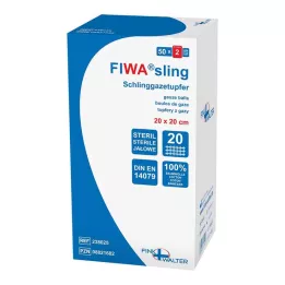 SCHLINGGAZETUPFER 20x20 cm sterilios slyvos dydis, 50X2 vnt