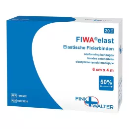 FIXIERBINDE tamprus 6 cmx4 m laisvas, 1X20 vnt