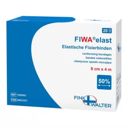 FIXIERBINDE tamprus 8 cmx4 m laisvas, 1X20 vnt