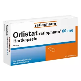 ORLISTAT-ratiopharm 60 mg kietos kapsulės, 42 vnt