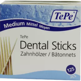 TEPE Vidutinė dantų mediena, 125 vnt