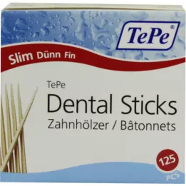TEPE Ploni dantų krapštukai, 125 vnt