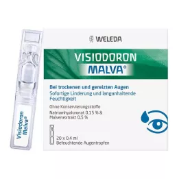 VISIODORON Malva akių lašai vienos dozės pipete., 20X0,4 ml