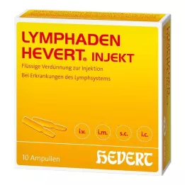 LYMPHADEN HEVERT Įšvirkšti ampules, 10 valandų