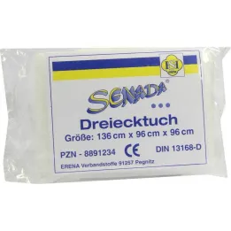 Senada trikampis šalikas DIN 13168, 1 vnt