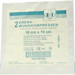 Erena Sterilūs vilnos kompresai, 2 vnt