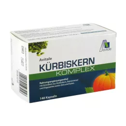 KÜRBISKERN KOMPLEX kapsulės, 140 vnt