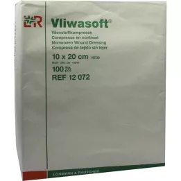 VLIWASOFT Neaustiniai kompresai 10x20 cm nesterilūs 6l., 100 vnt