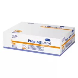 PEHA-SOFT Vinilinės pirštinės be pudros M, 100 vnt