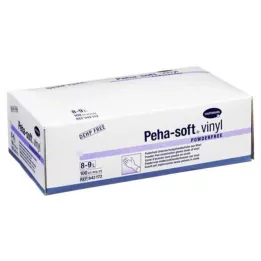 PEHA-SOFT Vinilinės pirštinės be pudros L, 100 vnt