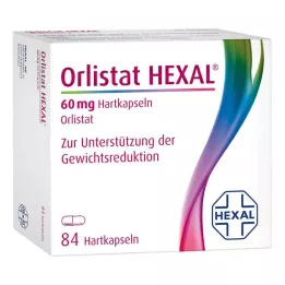 ORLISTAT HEXAL 60 mg kietos kapsulės, 84 vnt