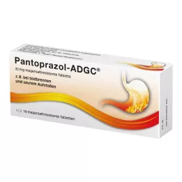 PANTOPRAZOL ADGC 20 mg skrandyje neirios tabletės, 14 vnt