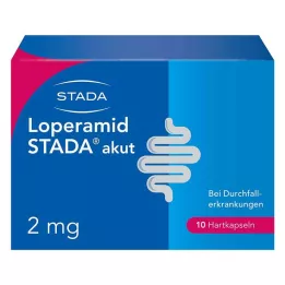 LOPERAMID STADA ūmios 2 mg kietos kapsulės, 10 vnt