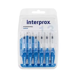 INTERPROX kūginis mėlynas tarpdančių šepetėlis Blis, 6 vnt