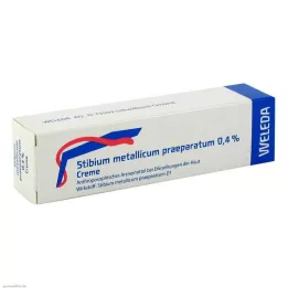 STIBIUM METALLICUM PRAEPARATUM 0,4 % grietinėlės, 25 g