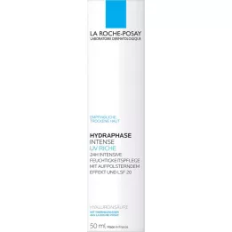 ROCHE-POSAY Hydraphase Intense UV Kremas turtingas, 50 ml
