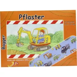 KINDERPFLASTER Ekskavatoriaus vokai, 10 vnt