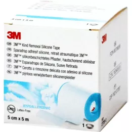 3M silikonu dengtas tinkas 5 cm x 5 m rulonas, 1 vnt