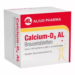 CALCIUM-D3 AL Šnypščiosios tabletės, 50 vnt