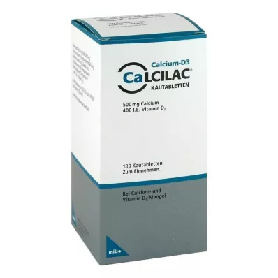 CALCILAC Kramtomosios tabletės, 180 vnt CALCILAC Kramtomosios tabletės, 180 vnt