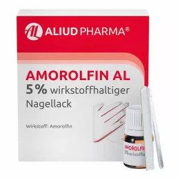 AMOROLFIN AL 5% aktyvus nagų lakas, 3 ml