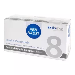 PEN-NADELN Universalios 8 kaniulės 0,26x8 mm, 100 vnt