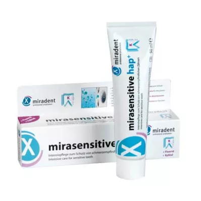 MIRADENT Dantų pasta mirasensitive hap+, 50 ml