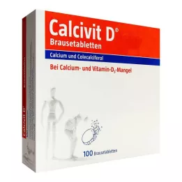 CALCIVIT D putojančios tabletės, 50 vnt