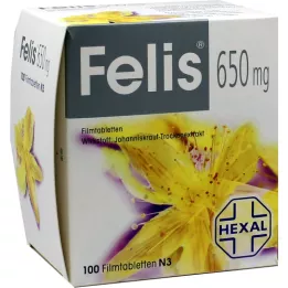 FELIS 650 mg plėvele dengtos tabletės, 100 vnt