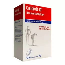 CALCIVIT D putojančios tabletės, 120 vnt
