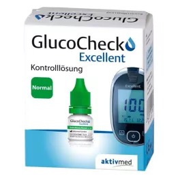 GLUCOCHECK Puikus kontrolinis tirpalas, normalus, 4 ml