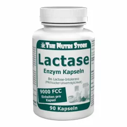 LACTASE 9000 FCC fermentų kapsulių, 90 vnt