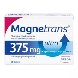MAGNETRANS 375 mg ultra kapsulės, 20 vnt