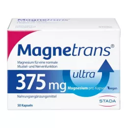 MAGNETRANS 375 mg ultra kapsulės, 50 vnt
