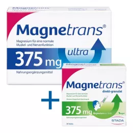 MAGNETRANS 375 mg ultra kapsulės, 100 vnt