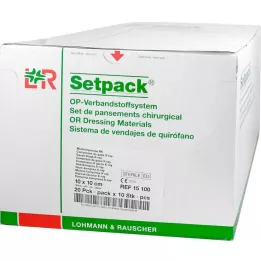 MULLKOMPRESSEN 10x10 cm sterilus 12 kartų RK, 20x10 vnt