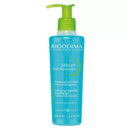 BIODERMA Sebium Gel Moussant valomasis gelis, 200 ml