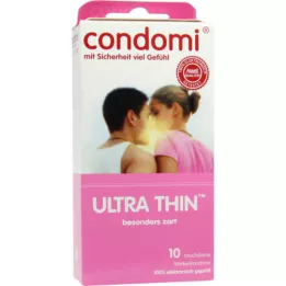 CONDOMI Ultra Thin N, 10 vnt