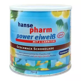 HANSEPHARM Power Protein ir šokolado milteliai, 750 g