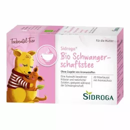 SIDROGA Ekologiški nėščiosios arbatos filtravimo maišeliai, 20X1,5 g