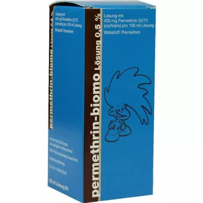 PERMETHRIN-BIOMO Tirpalas 0,5%, 50 ml PERMETHRIN-BIOMO Tirpalas 0,5%, 50 ml