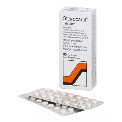 STEIROCARTIL Tabletės, 60 vnt
