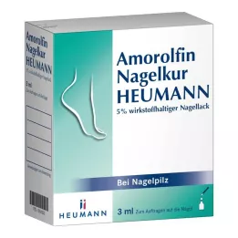 AMOROLFIN Nagelkur Heumann 5% wst.halt.nagų lakas, 3 ml