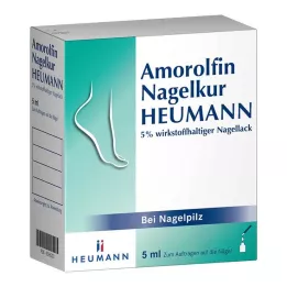 AMOROLFIN Nagelkur Heumann 5 % wst.halt.nagų lakas, 5 ml