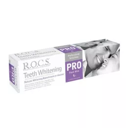 ROCS PRO švelniai balinanti šviežių mėtų dantų pasta, 135 g