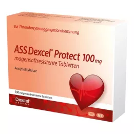 ASS Dexcel Protect 100 mg skrandyje neirios tabletės, 100 vnt