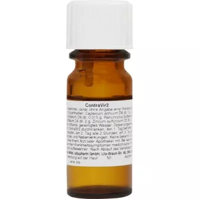 CONTRAVIR 2 lašai, 10 ml CONTRAVIR 2 lašai, 10 ml
