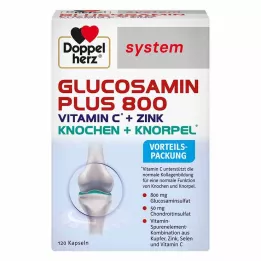 DOPPELHERZ Glucosamine Plus 800 sistemos kapsulės, 120 vnt